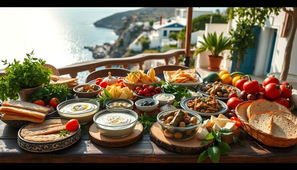 Diversité culinaire du mezze grec